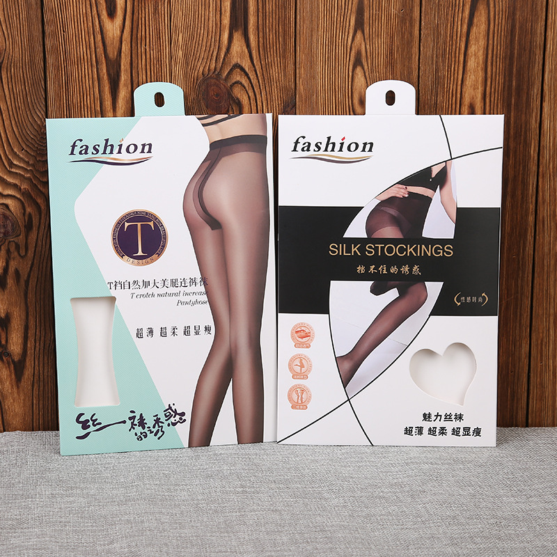 팬티 스타킹 포장 상자 원 조각 팬티 스타킹 포장 가방 긴 스타킹 종이 상자