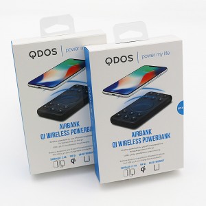 모바일 파워 충전 보물 포장 상자 서랍 박스 창 색상 상자 맞춤형 전자 포장