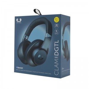 헤드폰 포장 상자 더블 구리 종이 라미네이트 그레이 보드 플랩 자석 상자 하드 페이퍼 박스