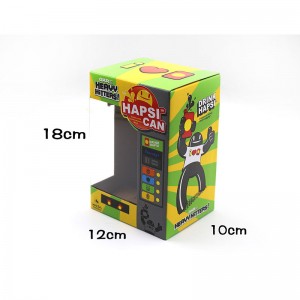 전자 장난감 골판지 종이 박스 포장 인쇄 투명 창 디자인 고급 커스텀